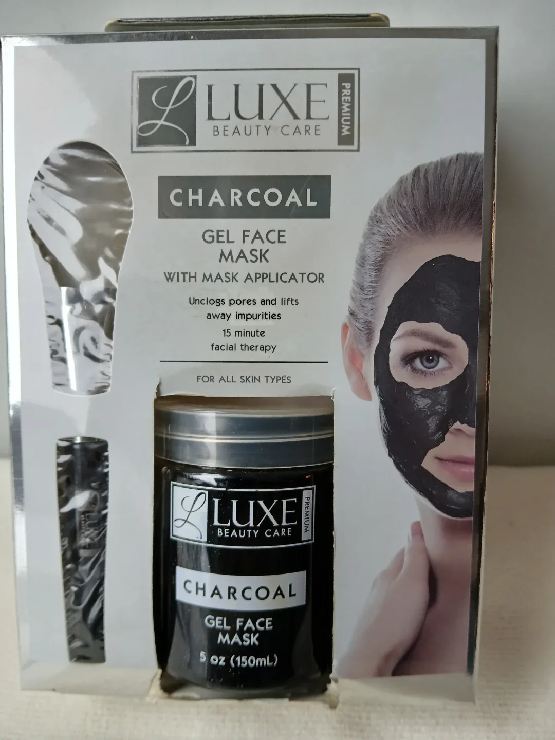 New Luxe Beauty Charcoal Gel Face Mask. $7.50 each firm. image indicator(4)
