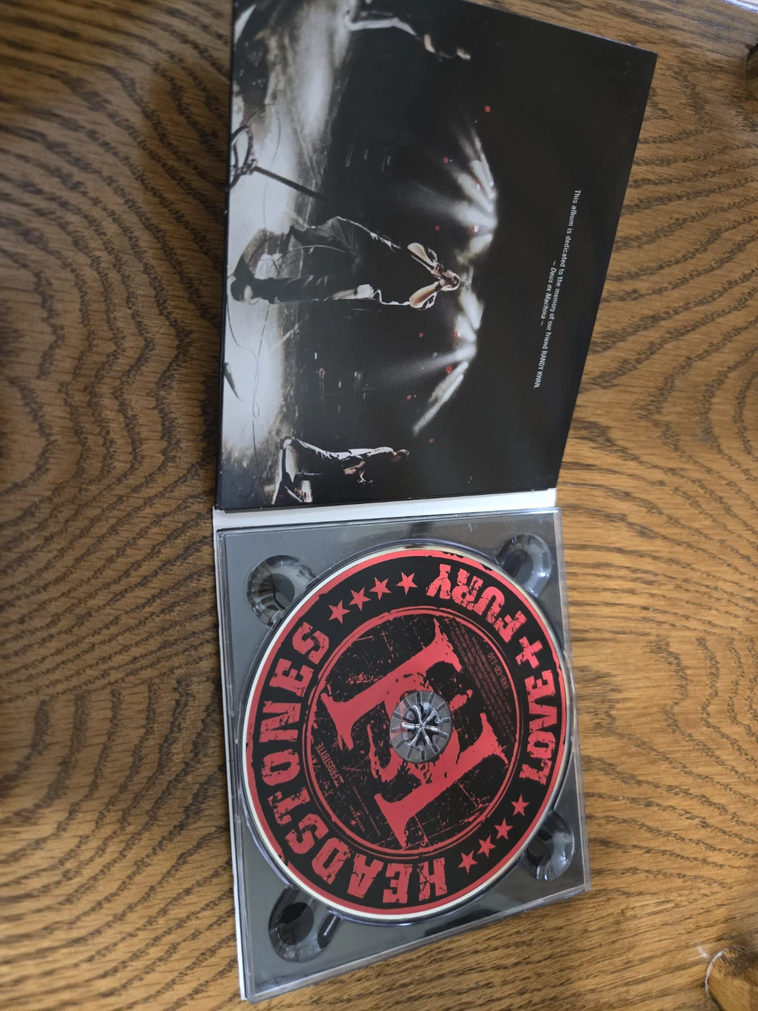 Headstones - Love + Fury CD - photo 3
