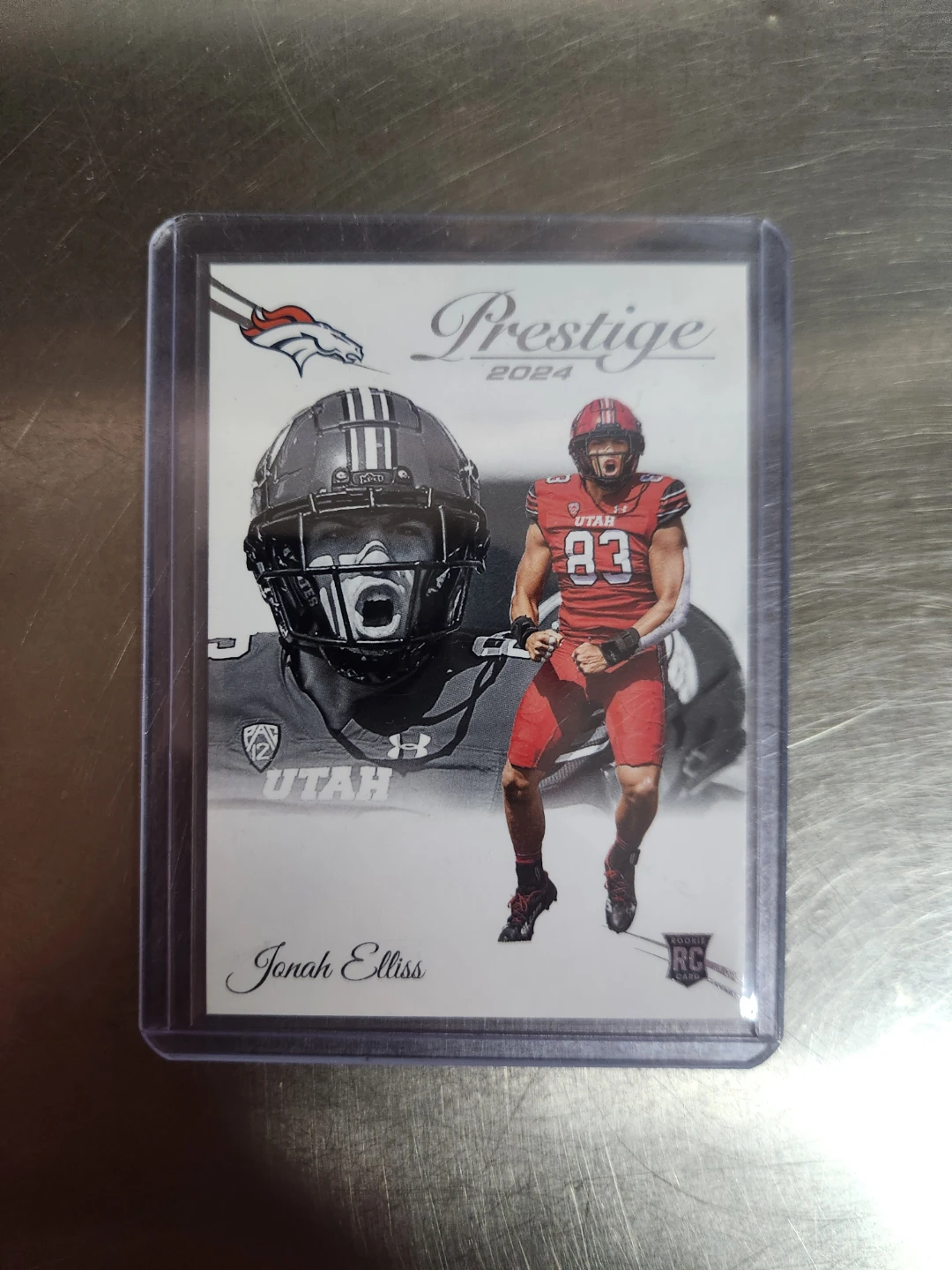 Jonah Elliss Denver Broncos 2024 Panini Prestige Rookie Card