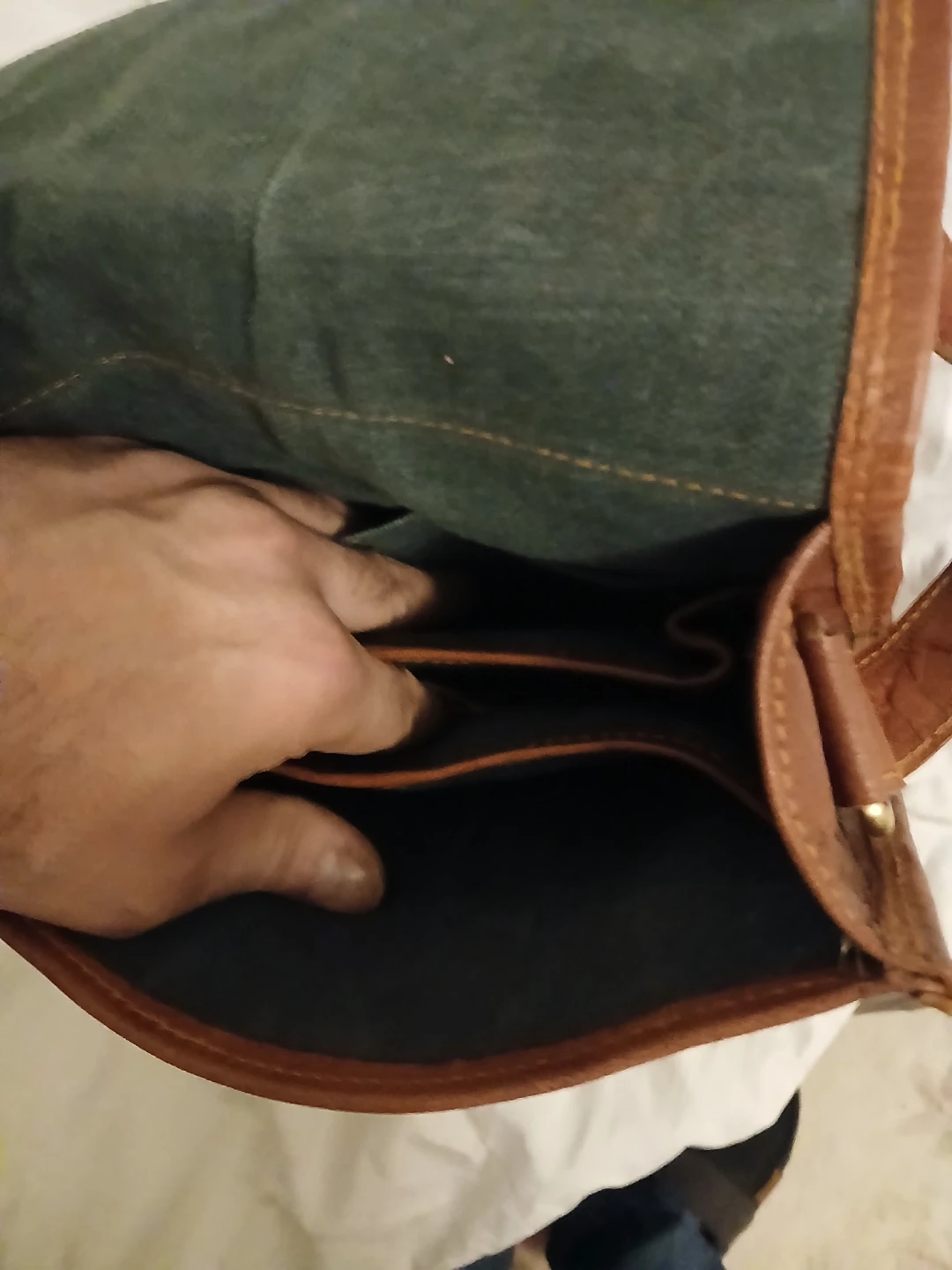 Leather Satchel Bag - photo 3