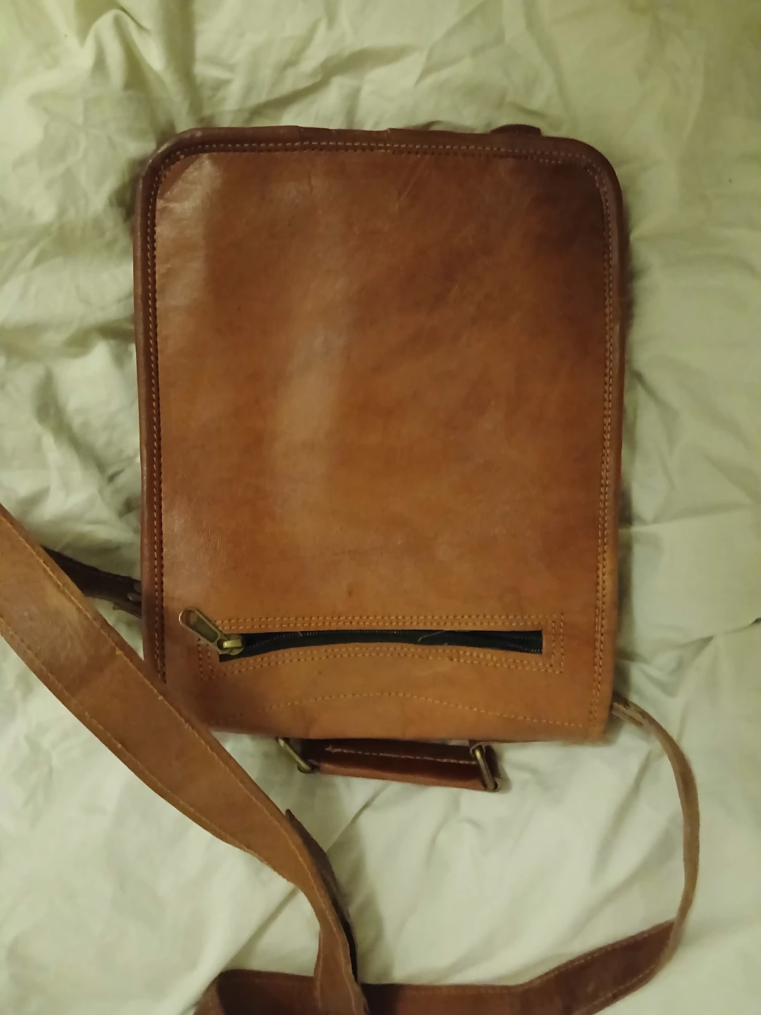 Leather Satchel Bag - photo 4