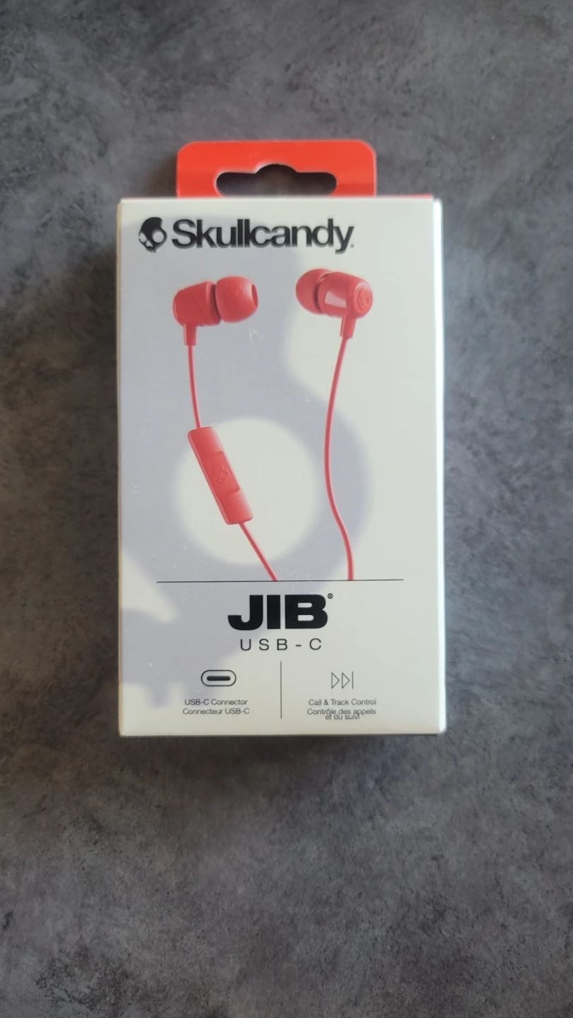 New Skullcandy Jib USB-C Earbuds - Red