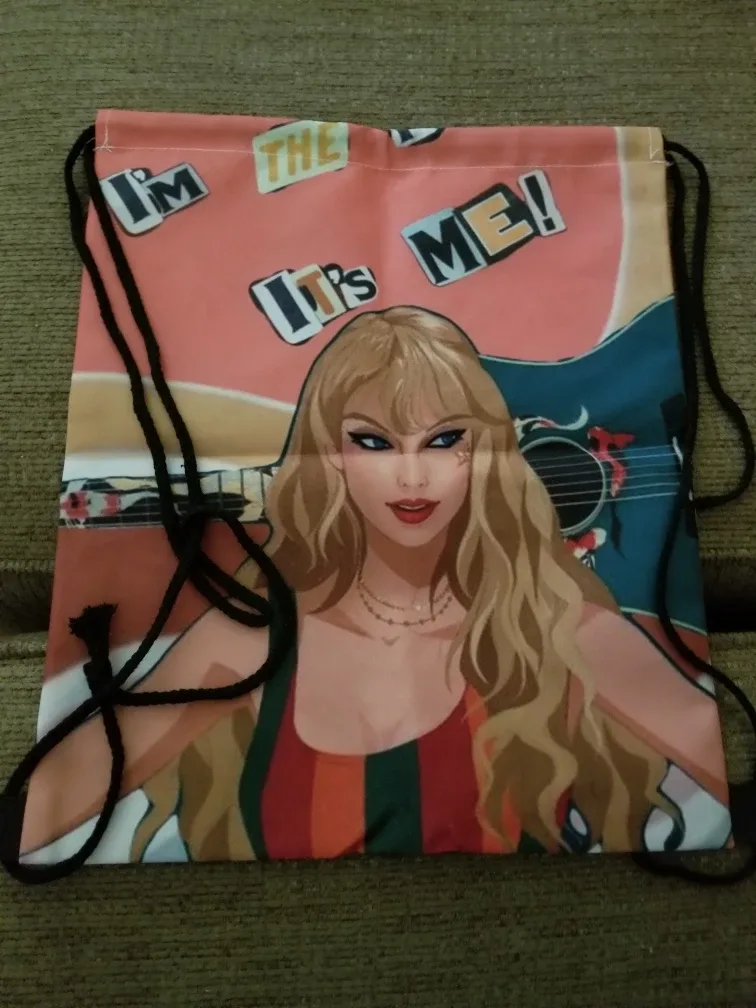 Taylor Swift Drawstring Bag