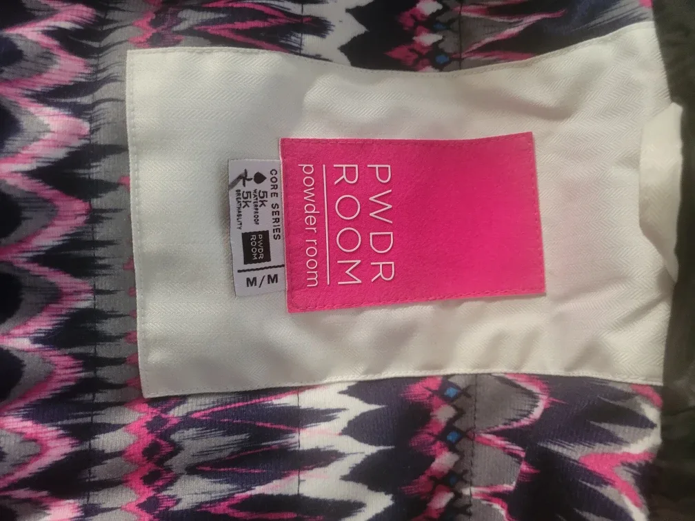 #cleanout Powder Room White Ski Jacket - Size M image indicator(3)