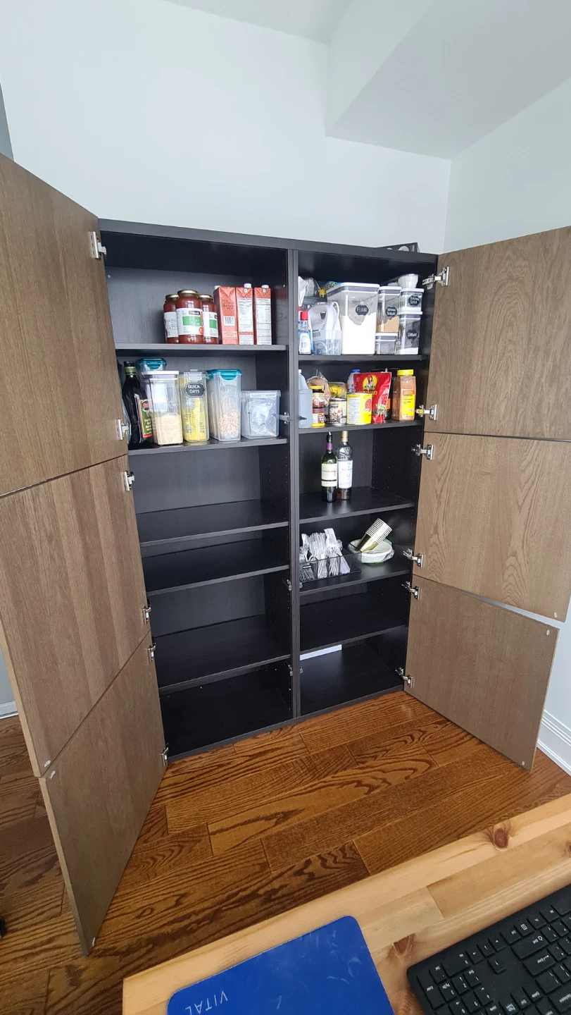 BESTÅ black-brown Cabinet,  with brown stained oak veneer front - photo 2