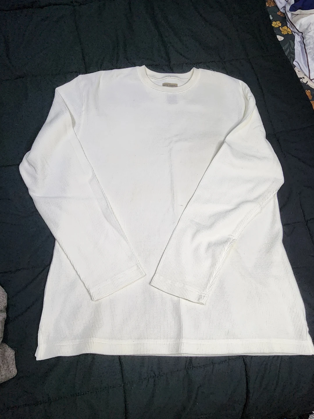 High Sierra White Thermal Shirt - Size M