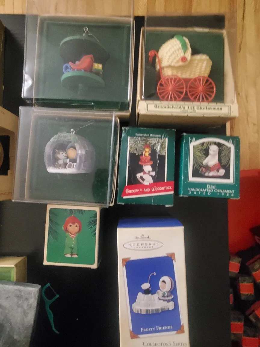 68 Hallmark Ornaments from 70' 80'- Collector's Series image indicator(6)