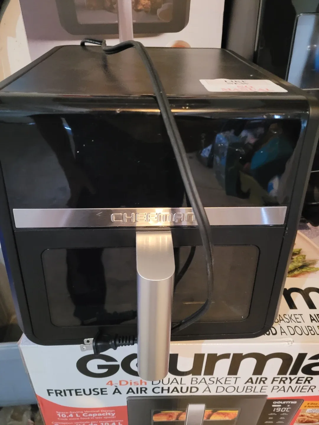 Chefman 4-Dish Dual Basket Air Fryer