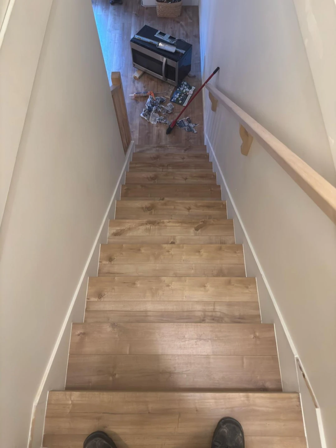 Custom stair nosing laminate, vinyl, and hardwood floor - photo 3