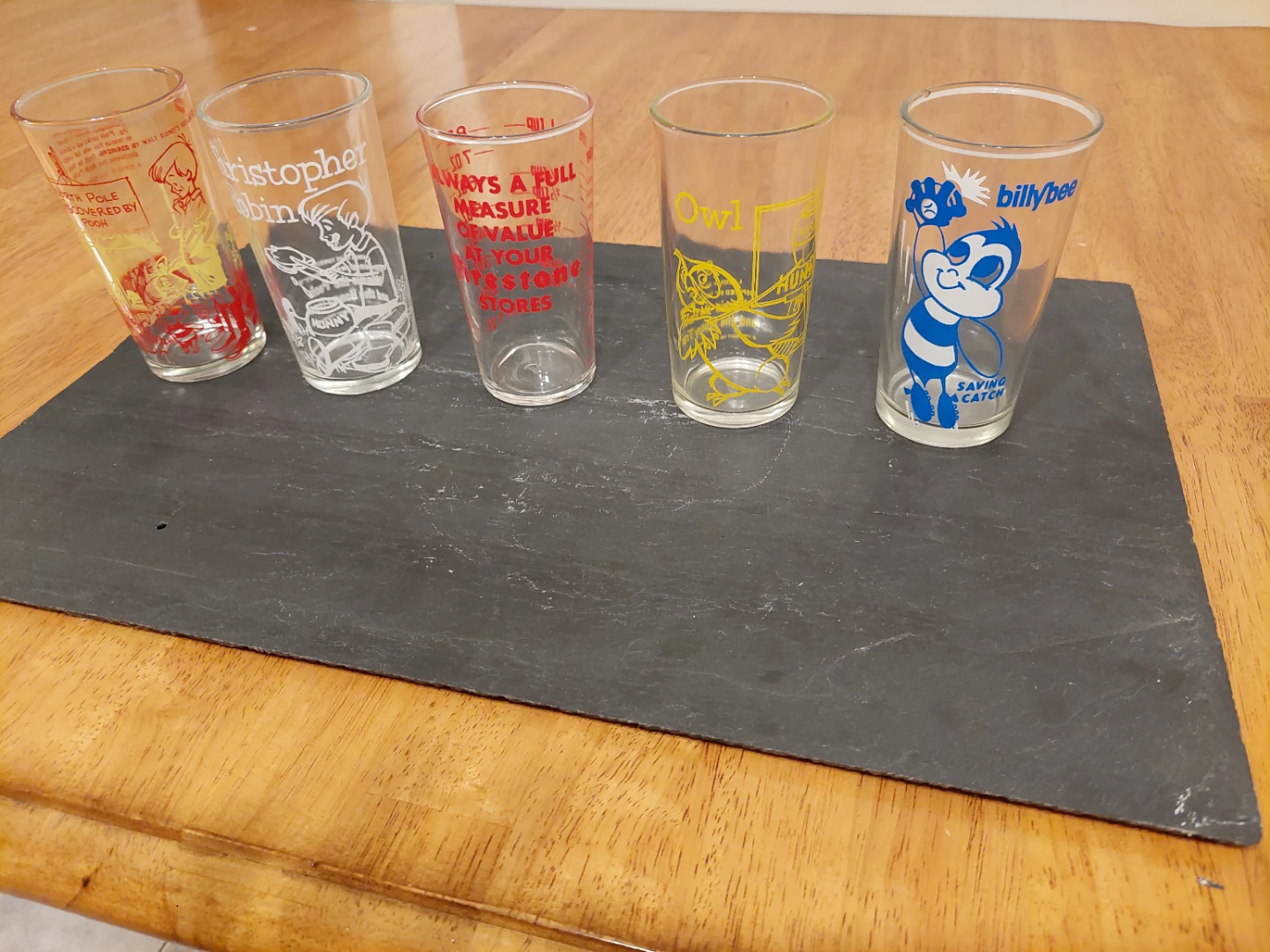 Vintage Cartoon Character Drinking Glasses - Set of 5 - photo 2