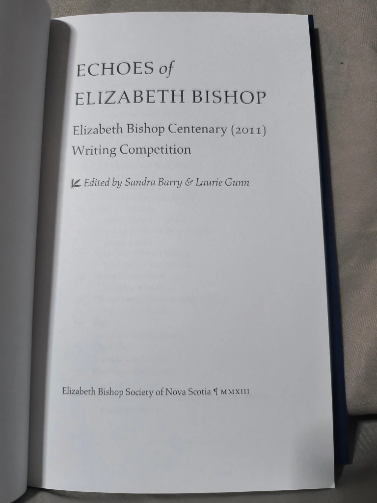 Echoes of Elizabeth Bishop (2011) paperback - photo 3