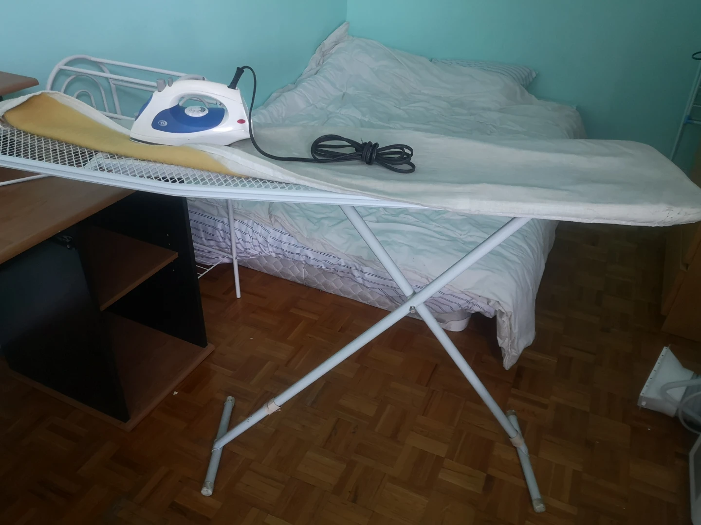 Ironing Board with Iron