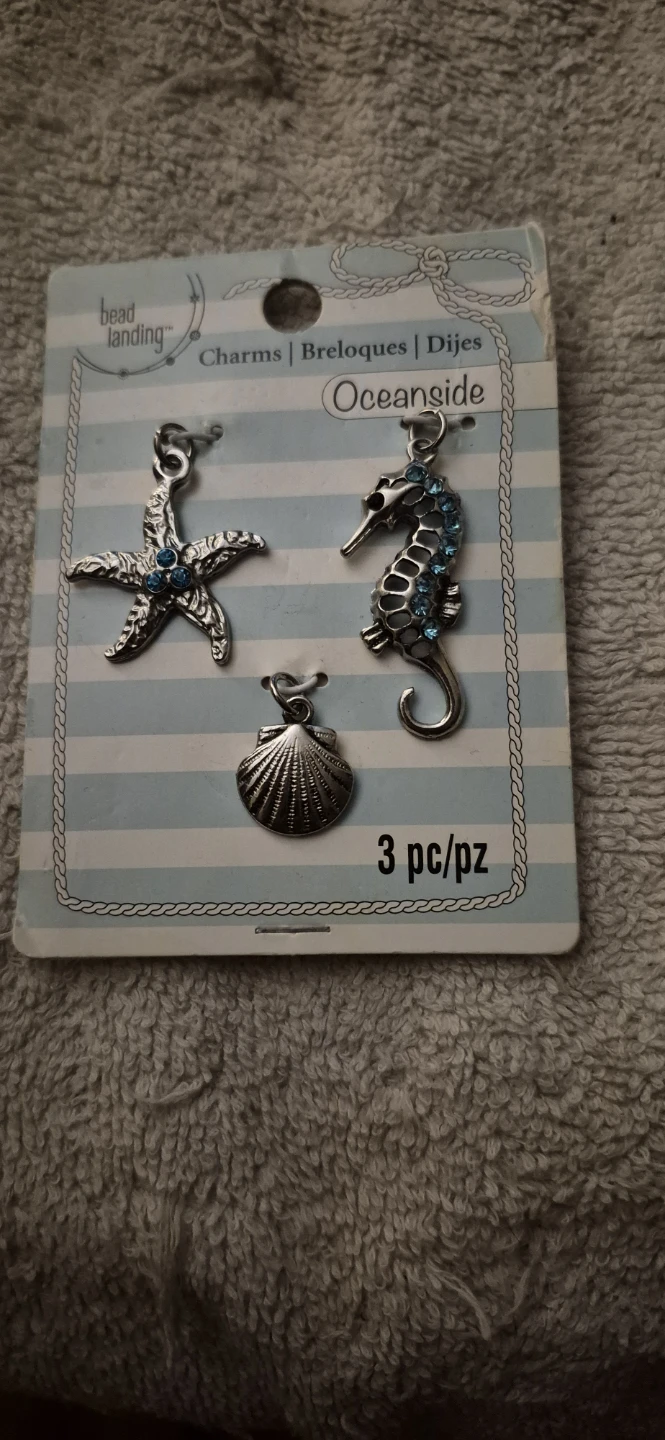 Bead Landing Charms - Seaside Theme