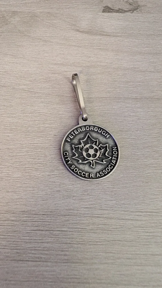 Brand New Peterborough City Soccer Association Keychain