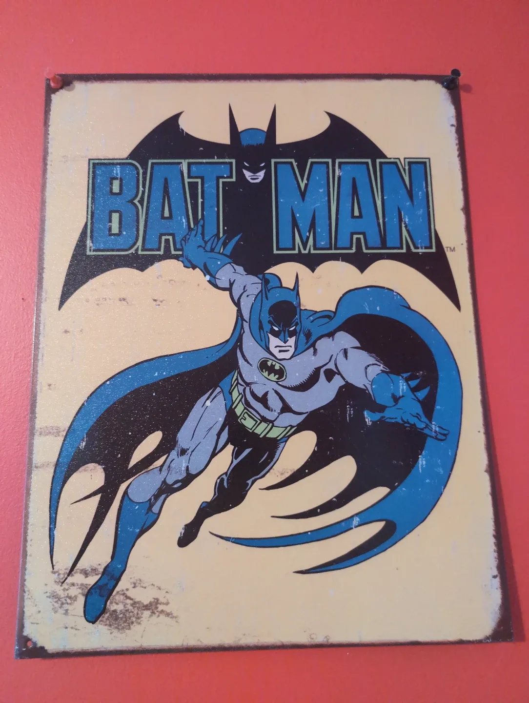 Batman Retro Metal Sign