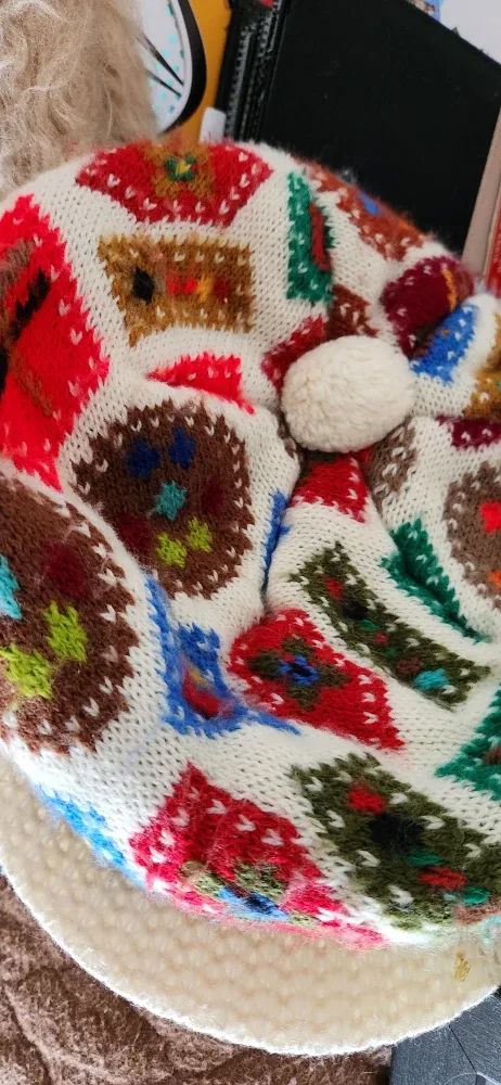 Visor Beanie - Knit Hat with Pom Pom echo hero 🌱