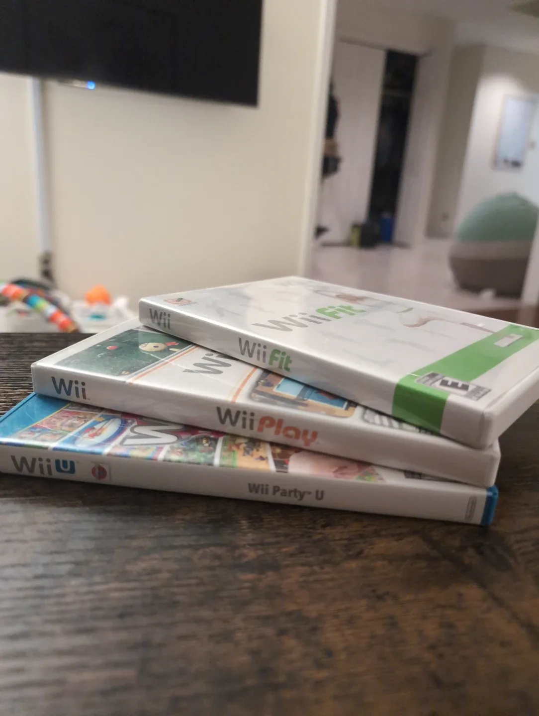 Wii Fit, Wii Play, Wii Party U Games and Balance Board