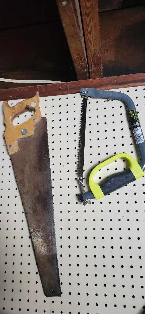 Hand Saw and Hacksaw Set