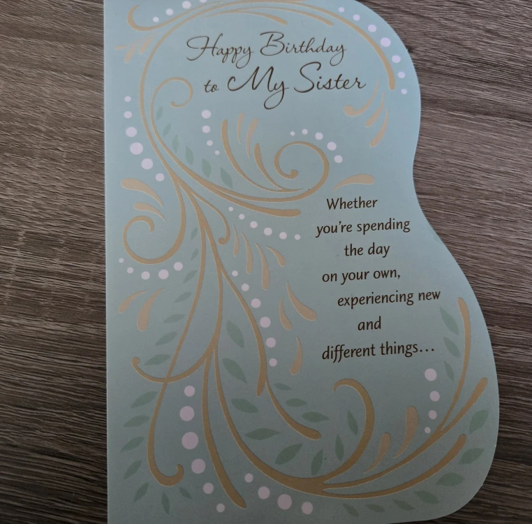 Sister Birthday & Thinking of You Greeting Cards - photo 4