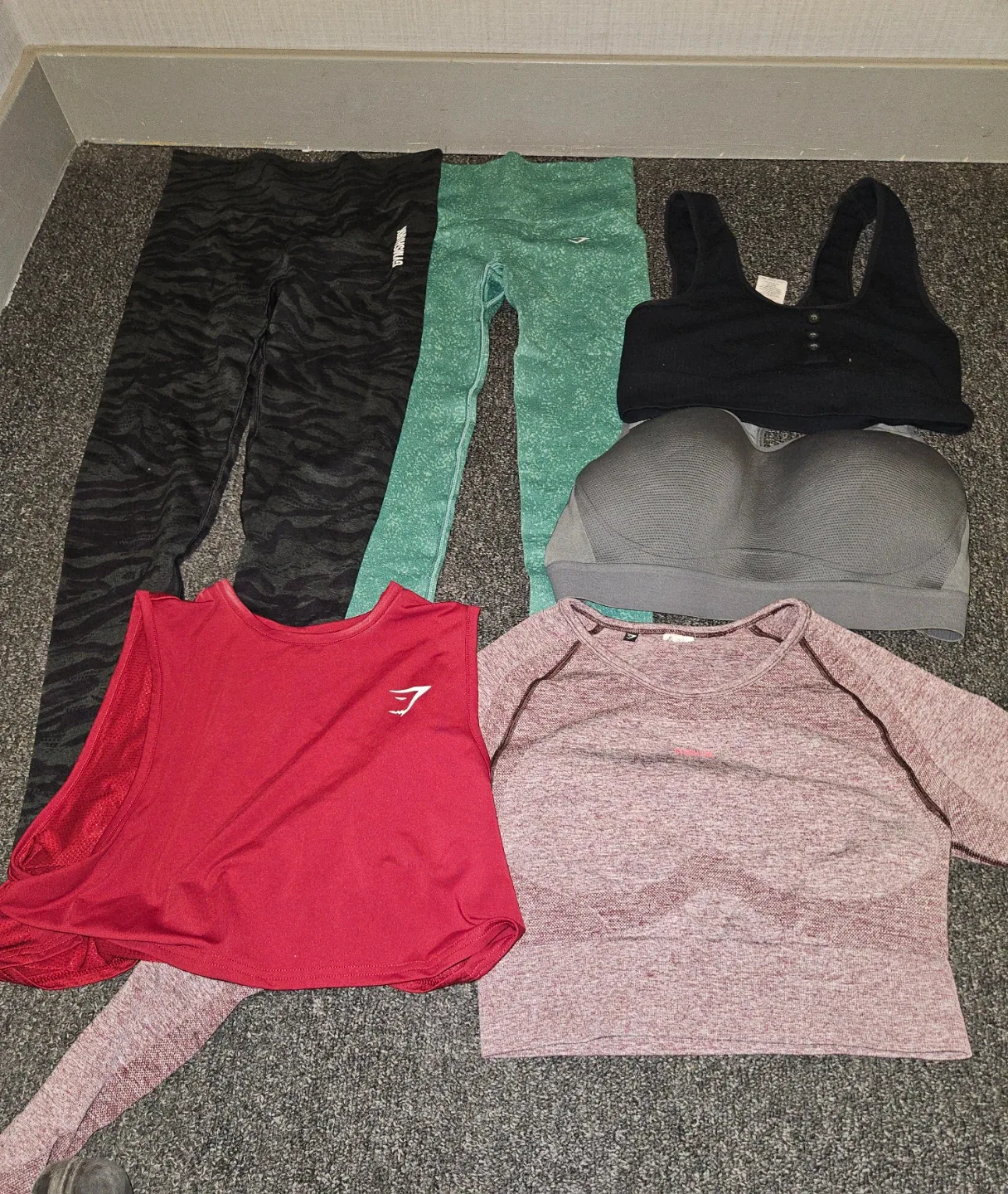 Gymshark Mixed Clothing Lot (Sizes XS-XL)
