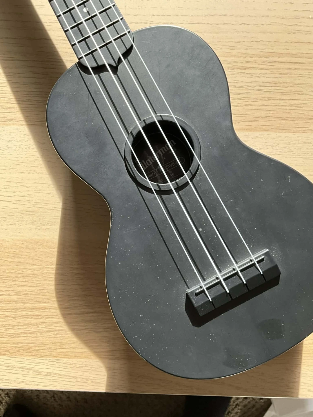 Kala Waterman KA-SWB-BK Black Soprano Ukulele - photo 3