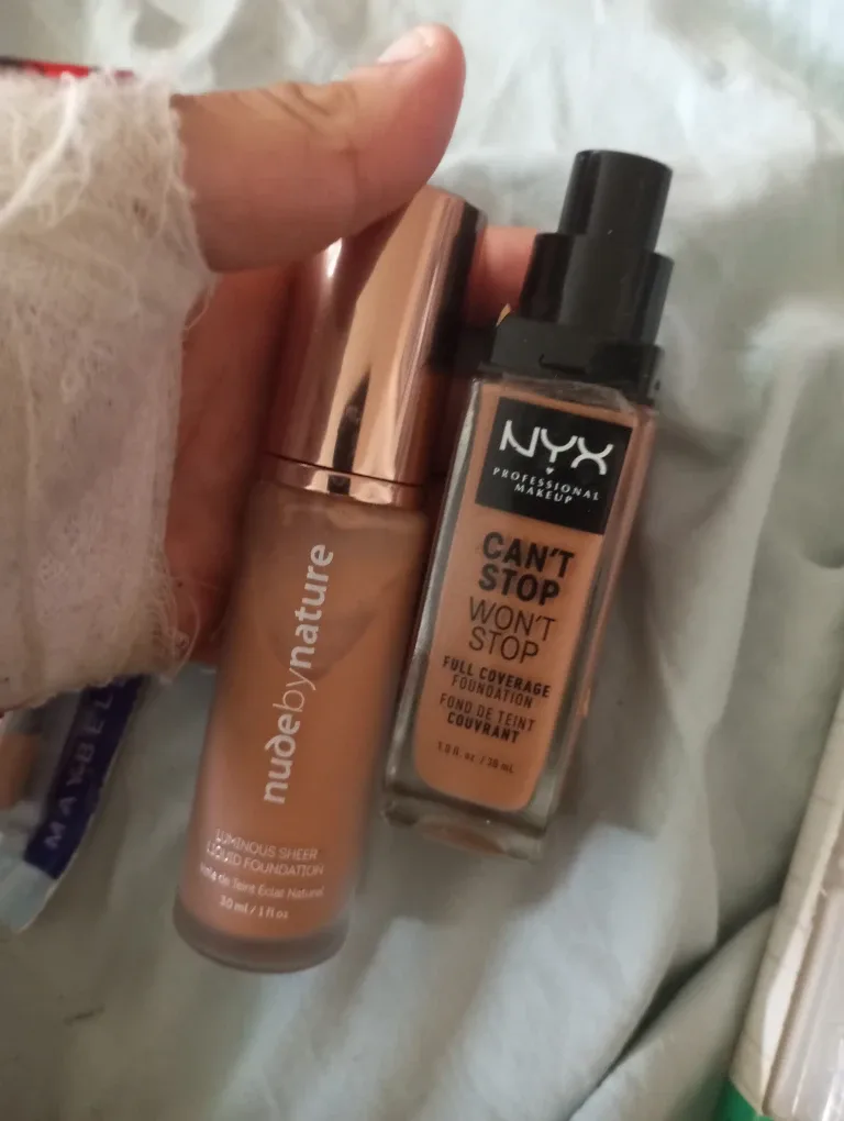 Nude by Nature & NYX Foundation Lot