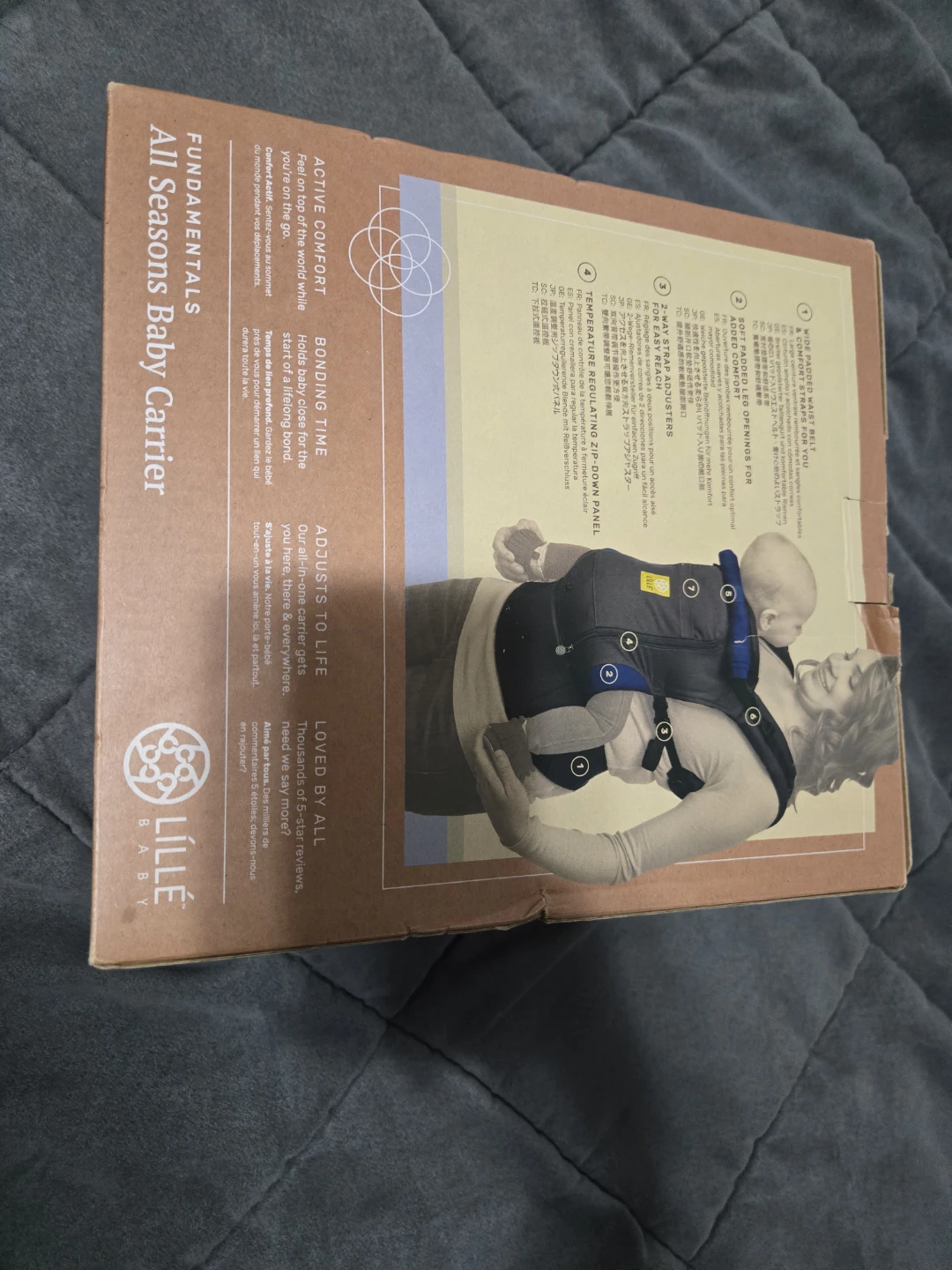 LILLEbaby All Seasons Baby Carrier - Steel Grey - photo 3