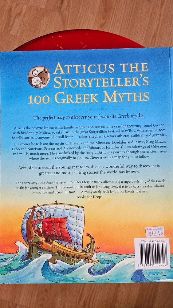 Atticus the Storyteller's 100 Greek Myths Book image indicator(2)