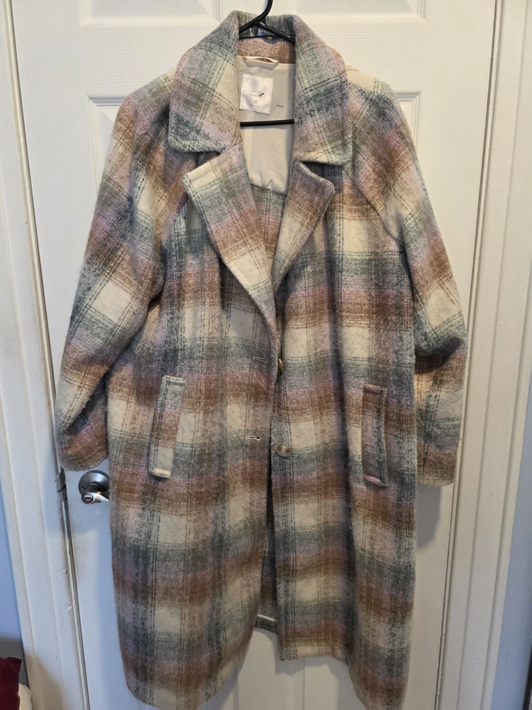 Lauren Conrad Plaid Coat - Size 1X