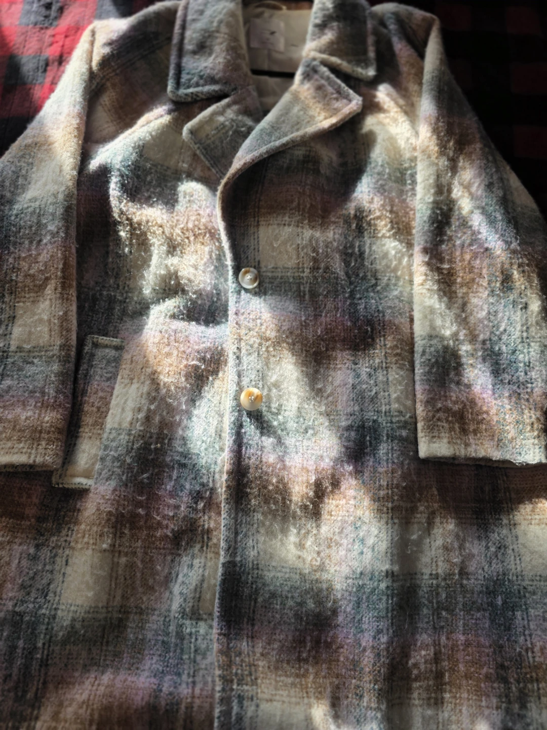 Lauren Conrad Plaid Coat - Size 1X - photo 4