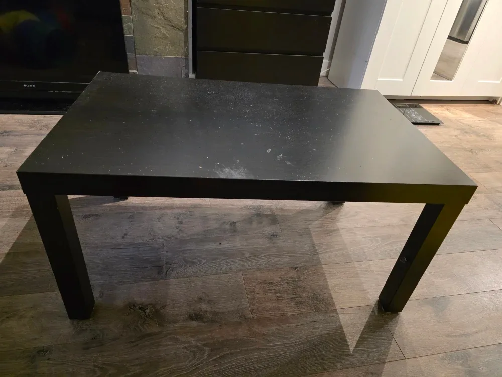 Black Square Coffee Table
