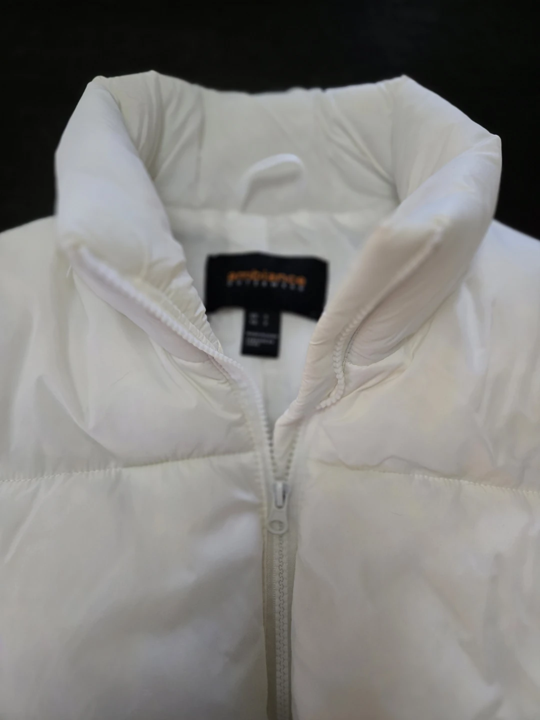 White Puffer Jacket - Size Small - photo 2