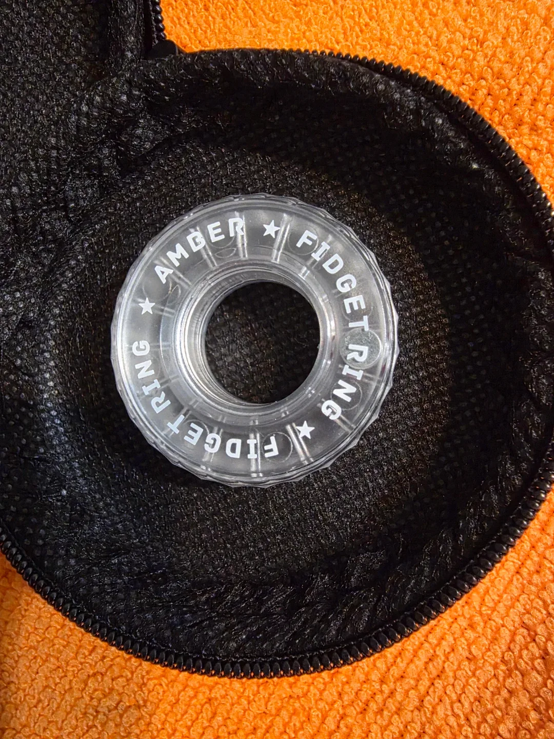 New Amber Fidget Ring