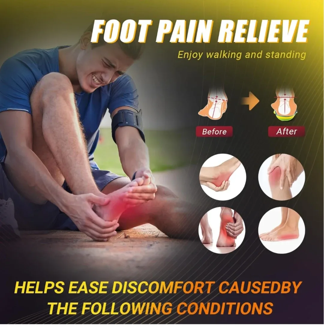 PCSsole Plantar Fasciitis Insoles, Men's 10-10.5, Women's 12 image indicator(3)