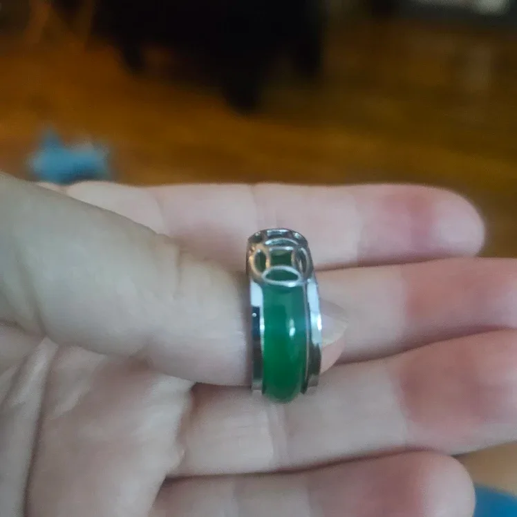 Green Alloy CoinsJade Ring image indicator(2)