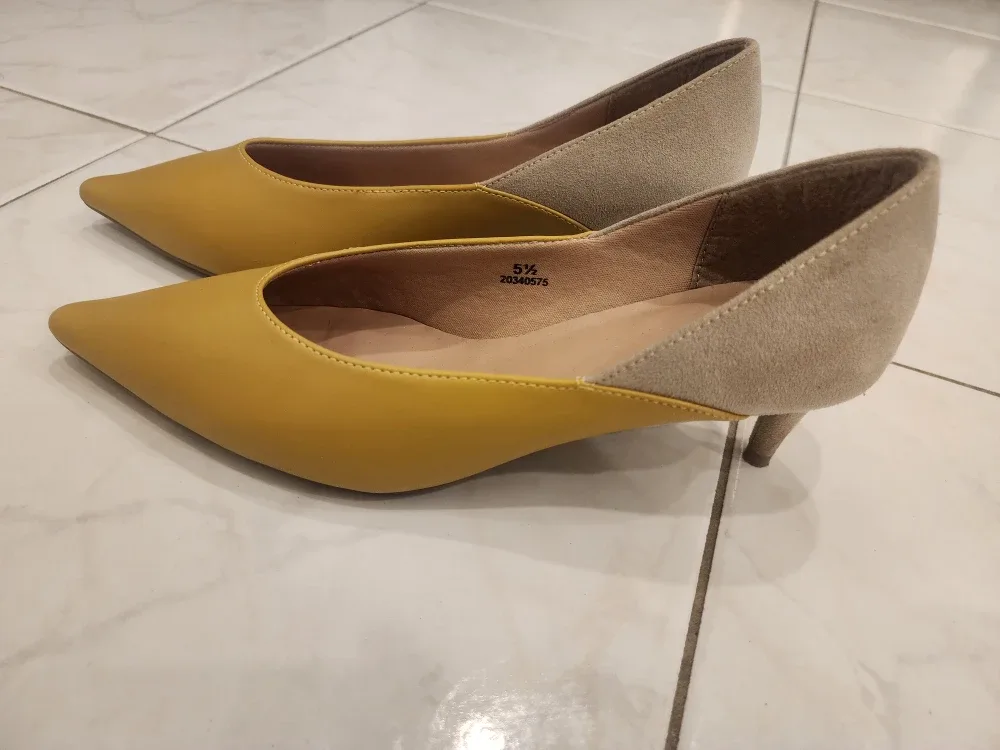 M&S Collection Yellow Heels - Size 8.5