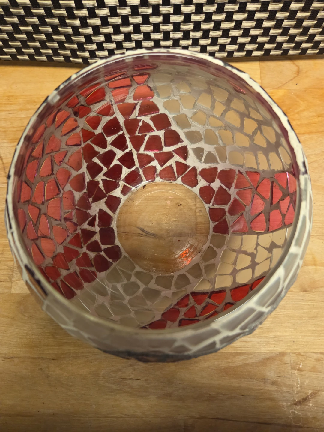Mosaic Glass Candle Holder - photo 4