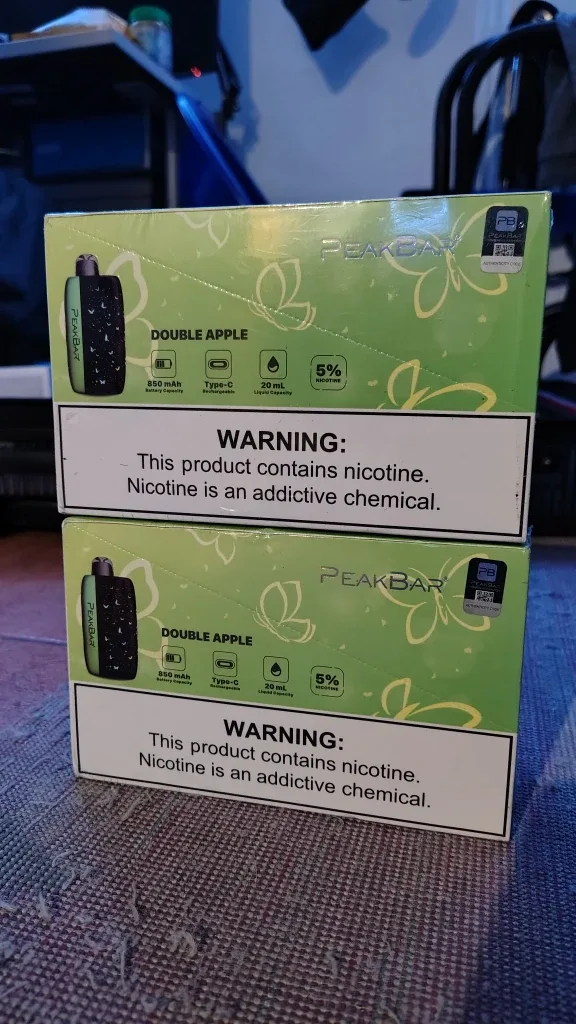 Peak Bar Vape 40000 Regular Mode Double Apple
