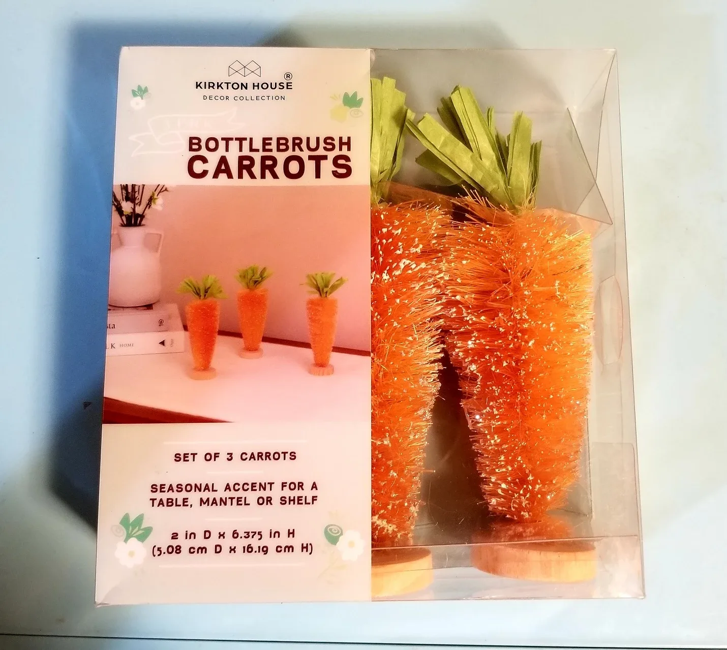 FREE NWOT Kirkton House Bottlebrush Carrots (Set of 3)