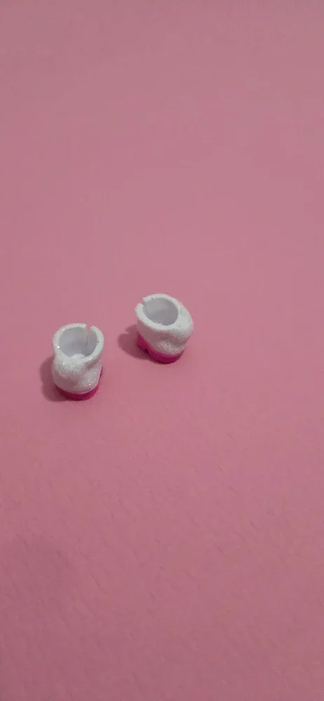 Lol Doll boots - White sparkles & Pink sz fit all #cleanout 9+ image indicator(2)