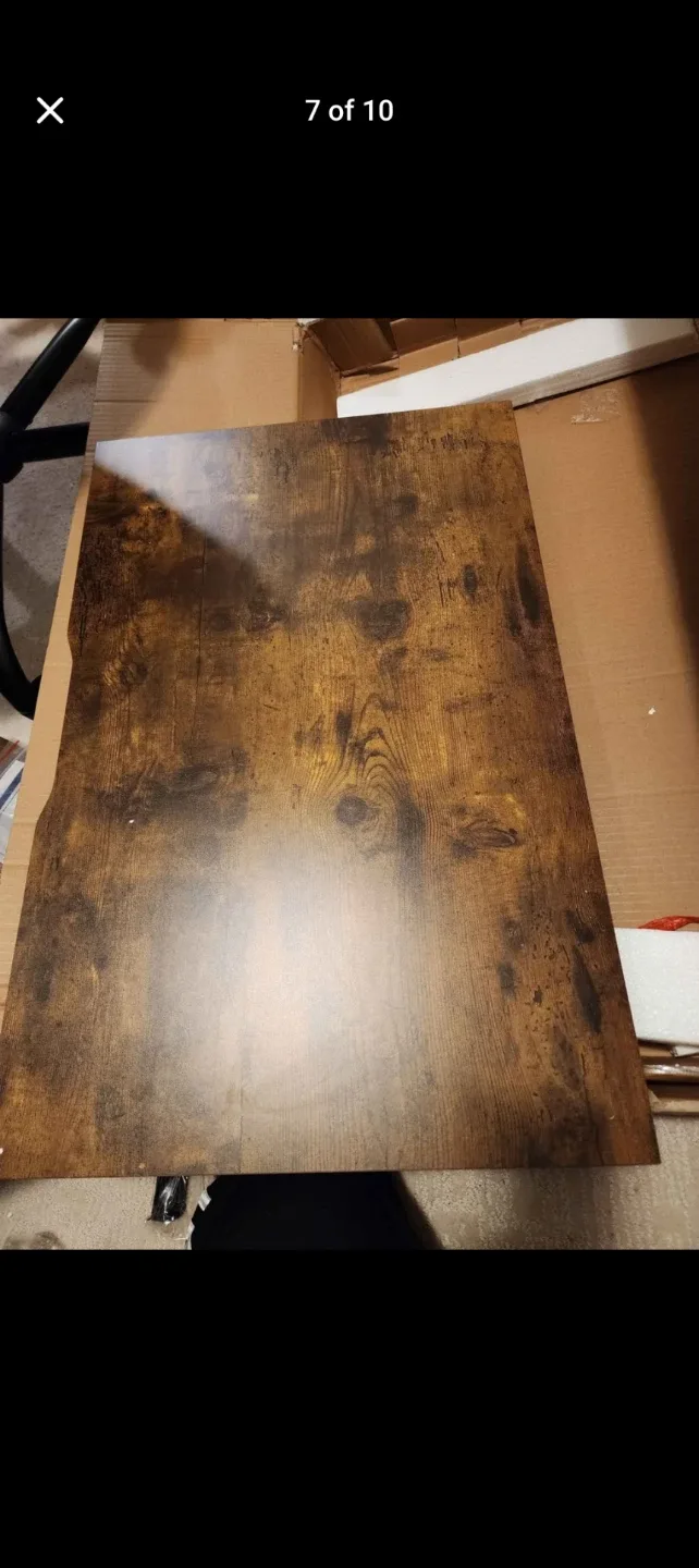 Maihail 40-inch Computer Desk with Drawers - Rustic Brown image indicator(7)