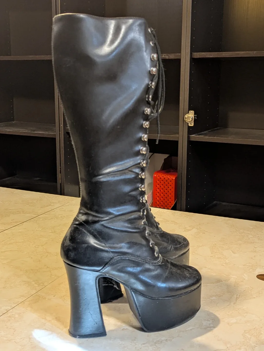 Black Platform Boots