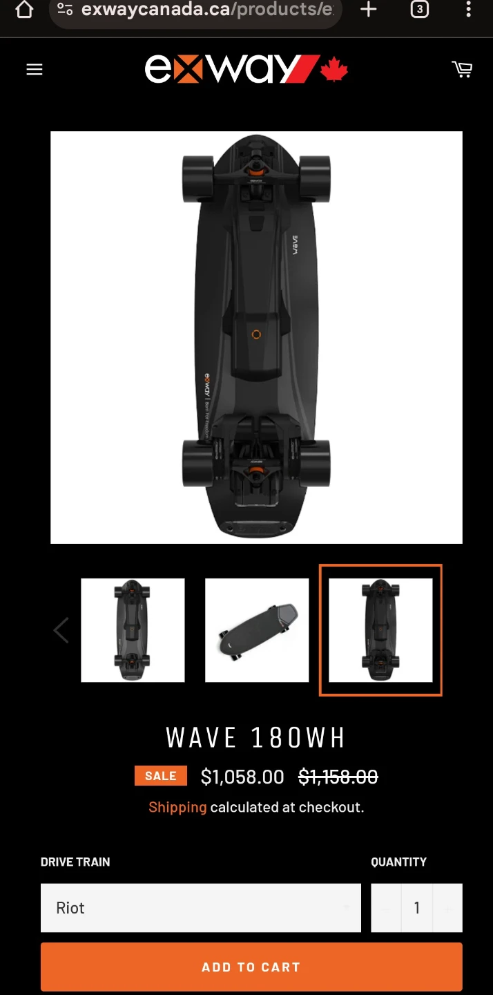 Exway Wave Riot Skateboard & Atsa Skateboard backpack - photo 4