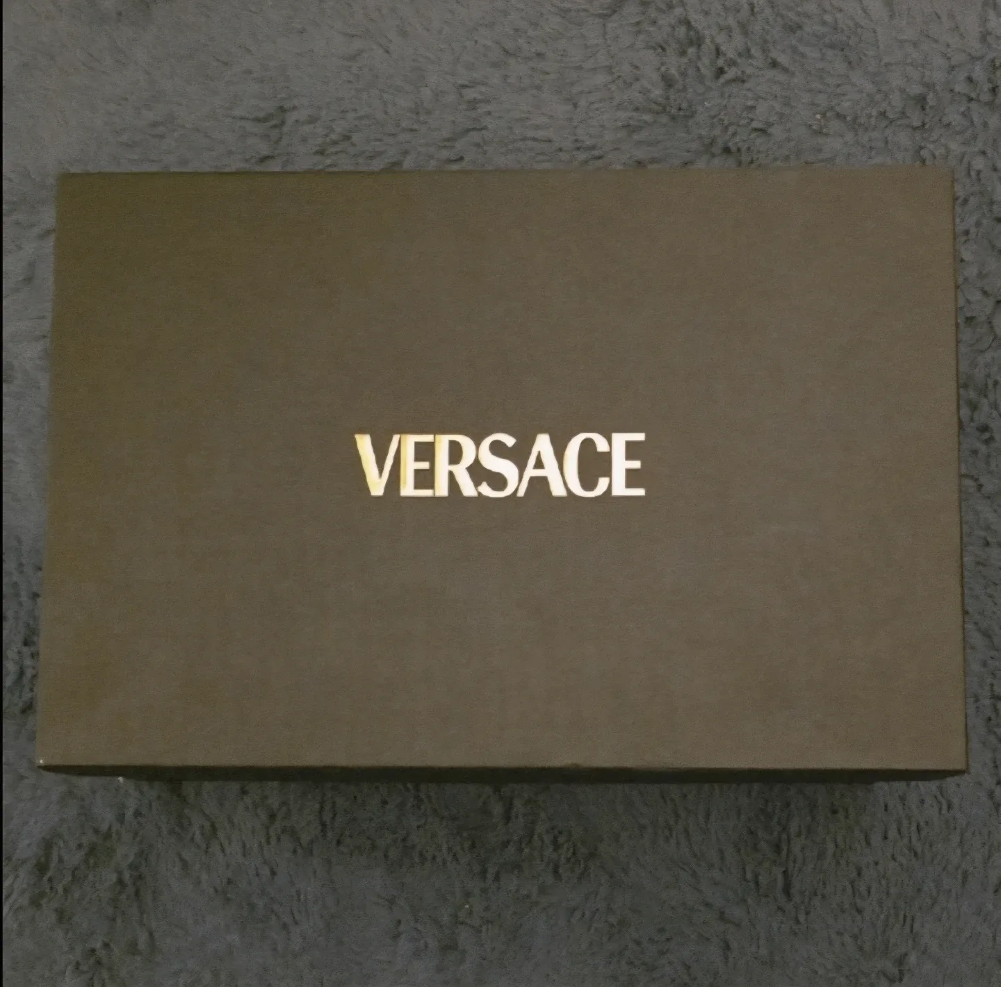 Versace White Leather Sneakers with Box