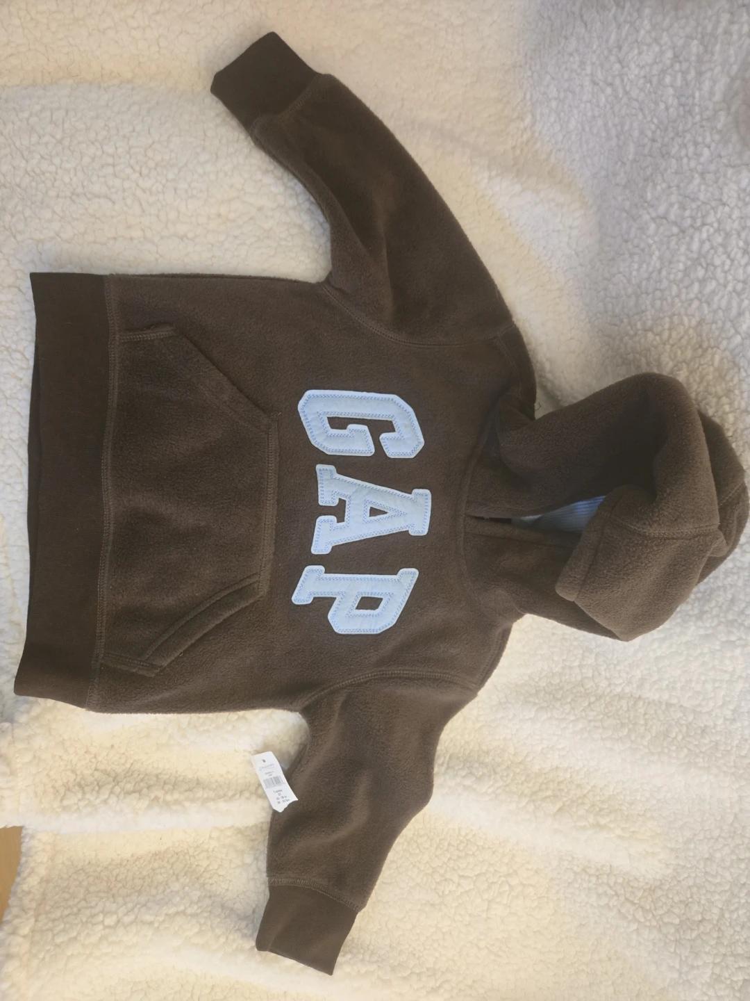GAP Toddler 2T Brown Fleece Hoodie