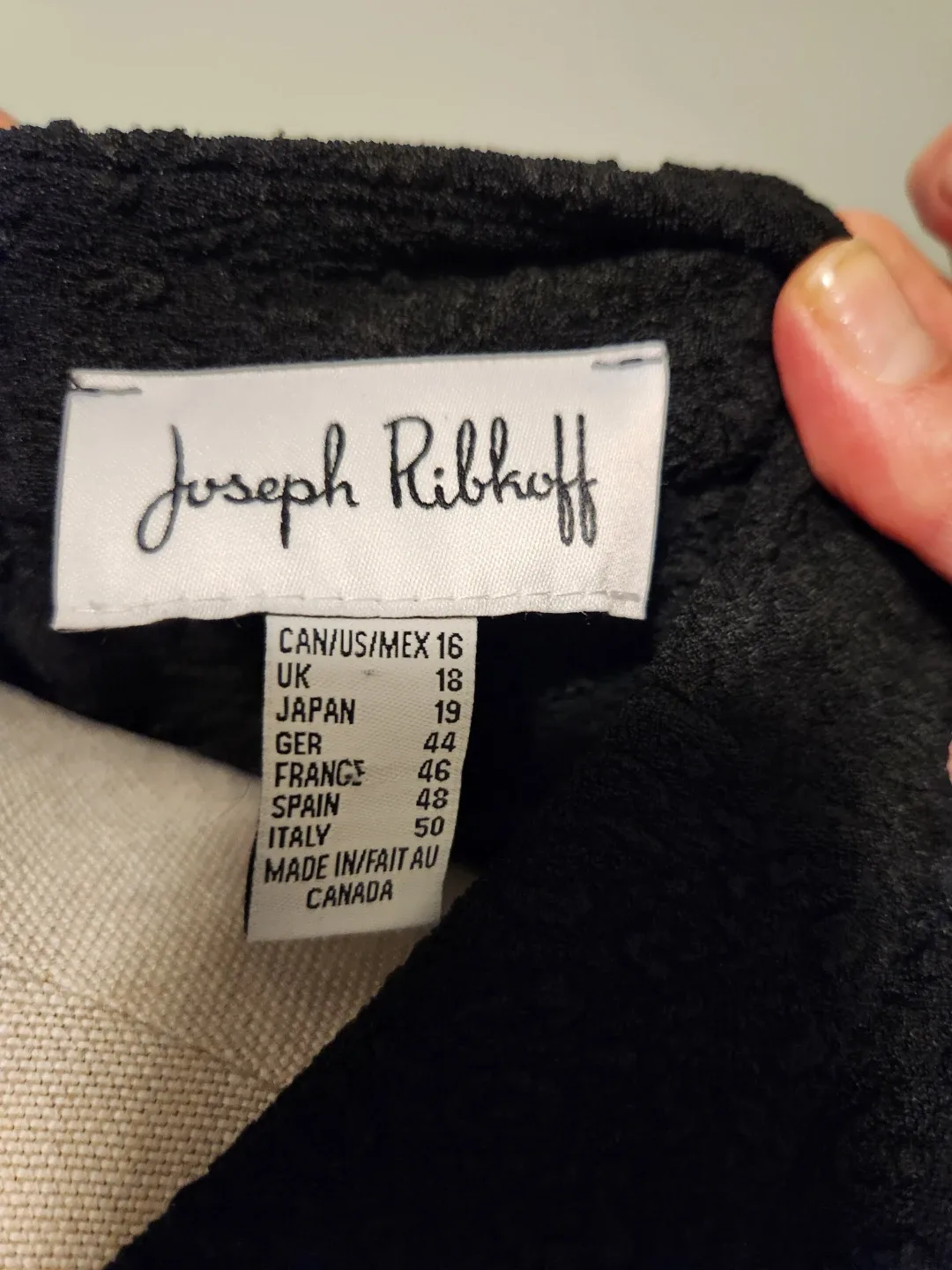 Joseph Ribkoff Black Dress - Size 16 image indicator(2)