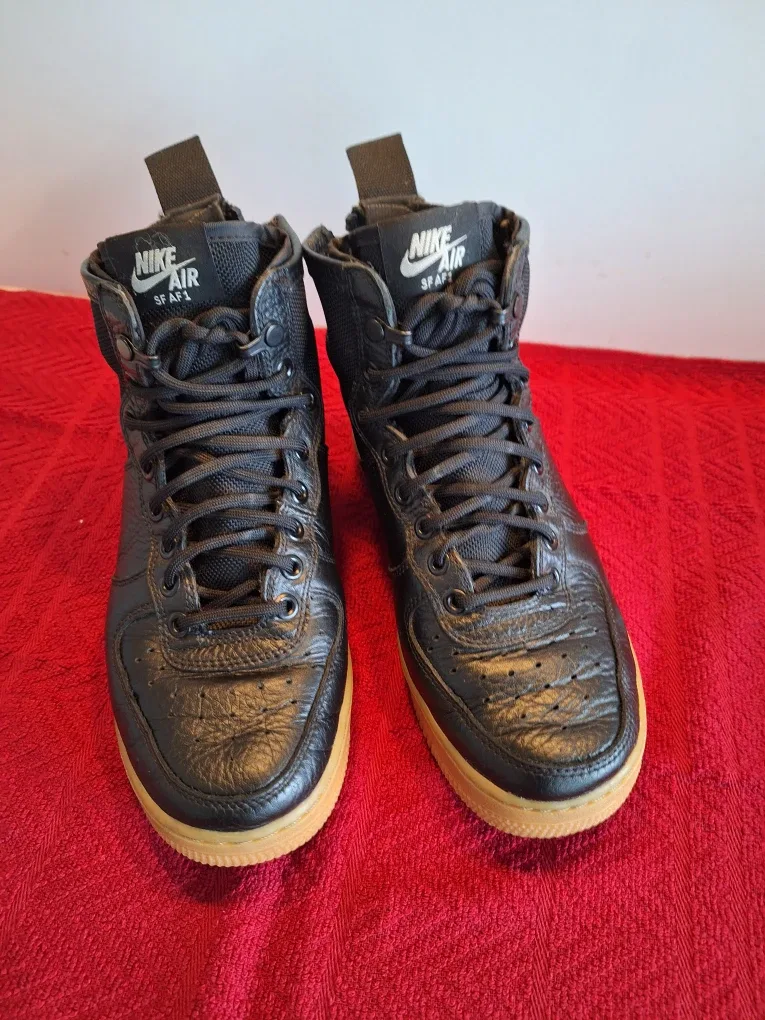 Nike Air Force 1 SF AF1 Mid Black Gum