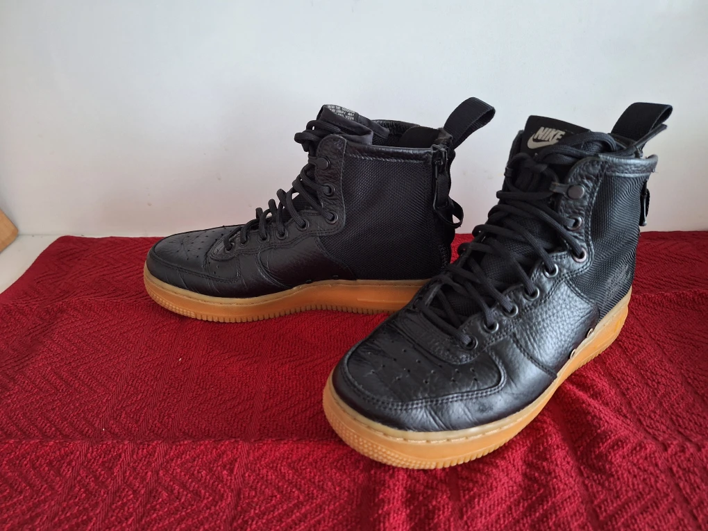 Nike Air Force 1 SF AF1 Mid Black Gum - photo 3