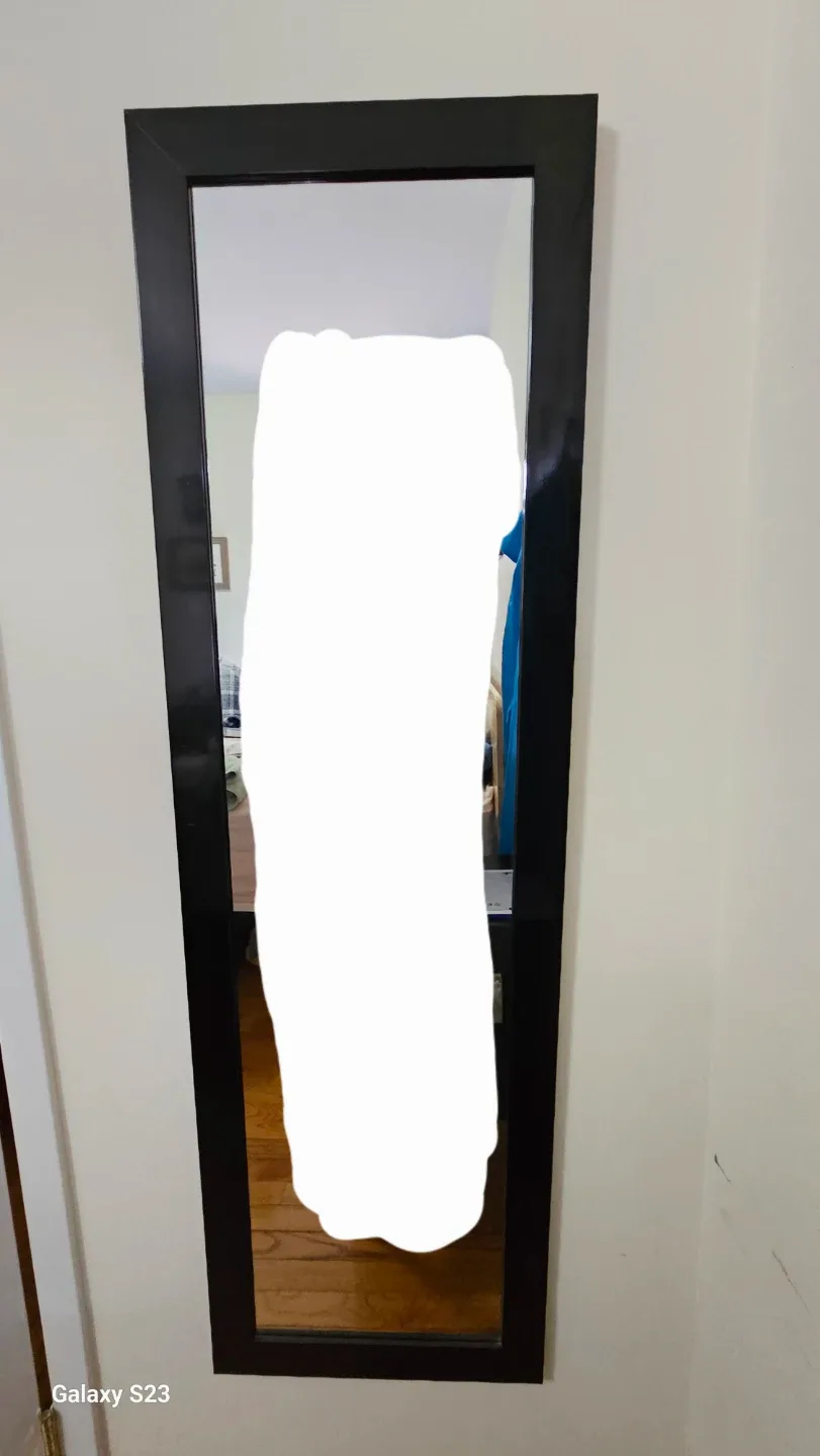 Framed Wall Mirror - Black Frame