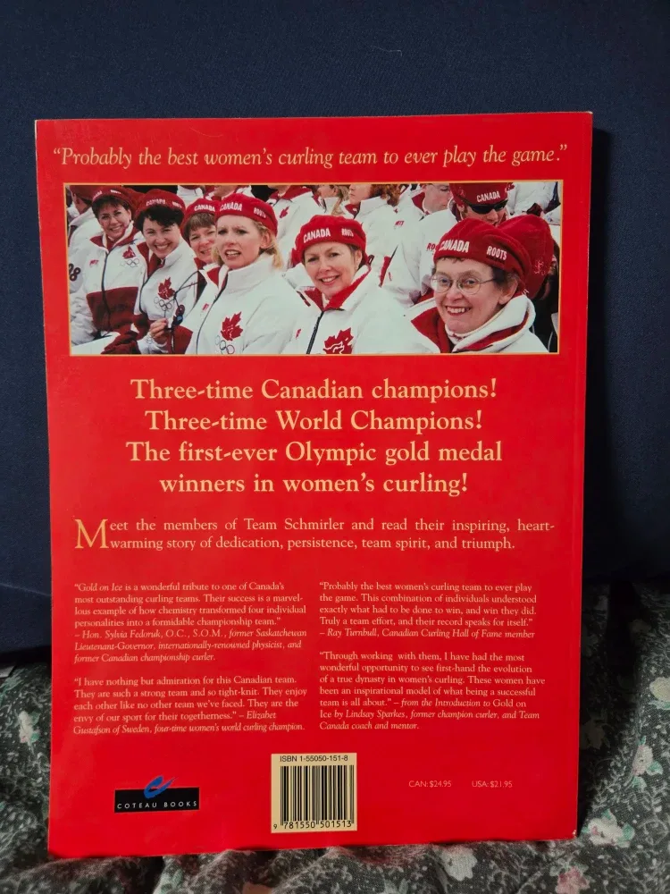 Gold on Ice: Sandra Schmirler Curling Team Book image indicator(3)